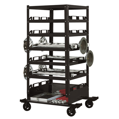 Six Tier Storage Cart, Steel Equipment World