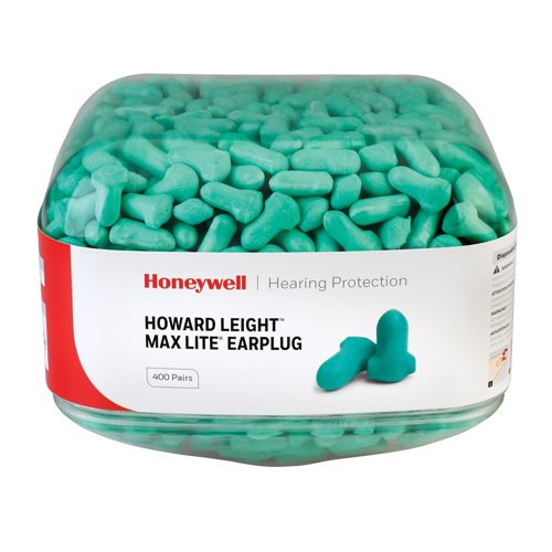 Howard Leight Maximum Lite Earplugs, Bulk - Canister Equipment World