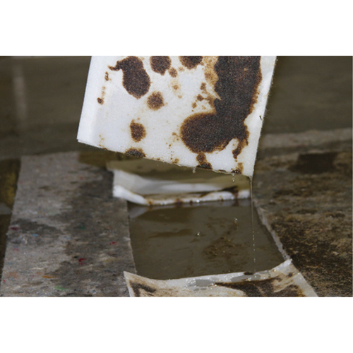 Chiffons pour l'huile Spilltration, Huile seulement, 16" x 10", 29 gal. d'absorption Equipment World
