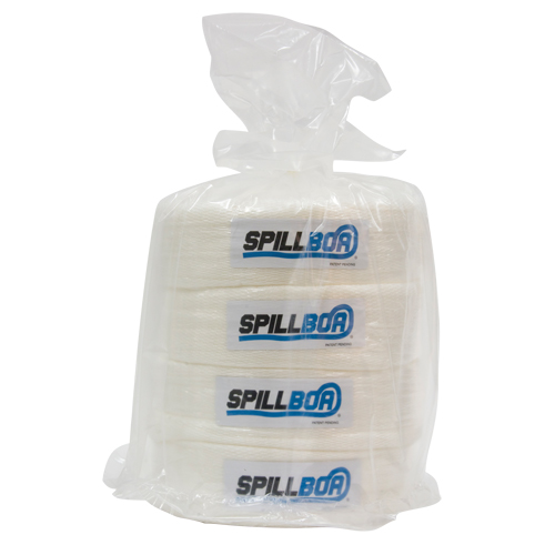 SpillBoa Bale, Oil Only, 25' L x 5" W, 28 gal. Absorbancy, 4 /Pack Equipment World