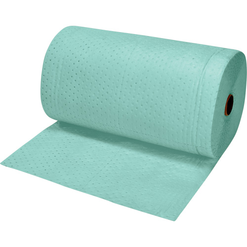 Rouleaux absorbants li&eacute;s de premi&egrave;re qualit&eacute;, Lourd, 150' lo x 30" la, Absorption 50 gal. Equipment World
