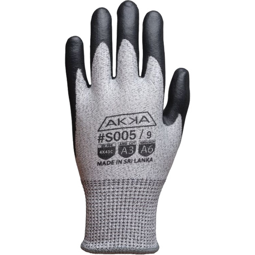 Cut Resistant Glove, Size Small/7, 10 Gauge, Foam Nitrile Coated, Dyneema&reg; Shell, ASTM ANSI Level A3/EN 388 Level C Equipment World