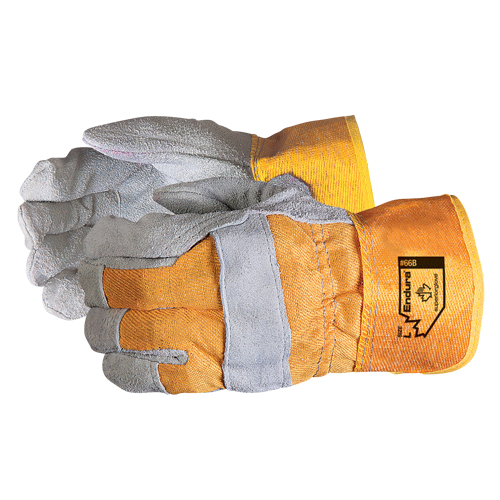 Endura&reg; Fitters Gloves, 2X-Large, Split Leather Palm, Cotton Inner Lining Equipment World
