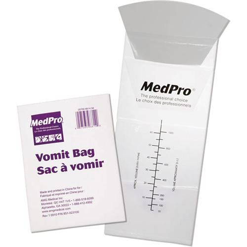 Sacs pour v&ocirc;missure Medpro Equipment World
