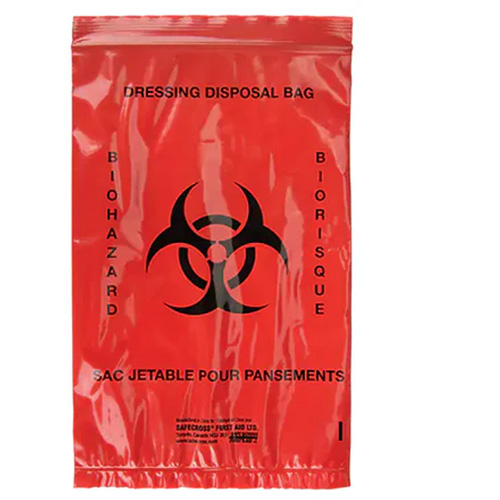 Dynamic Hazardous Waste Bags, Bio-Hazard, 9" L x 6" W, 2.0 mils Equipment World