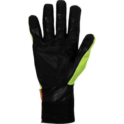 Gants pour scie &agrave; chaîne haute visibilit&eacute; Endura, Taille Grand/9, Paume Ch&egrave;vre Equipment World
