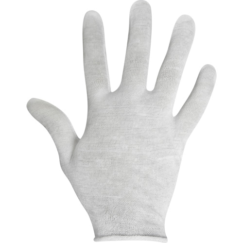 Gants d'inspection, Coton, Poignet Non ourl&eacute;, Dames Equipment World