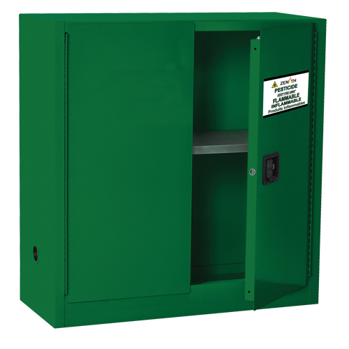 Pesticide Storage Cabinet, 30 gal., 44" H x 43" W x 18" D Equipment World