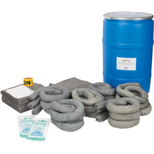 Spill Kit, Universal, Drum, 55 US gal. Absorbancy Equipment World