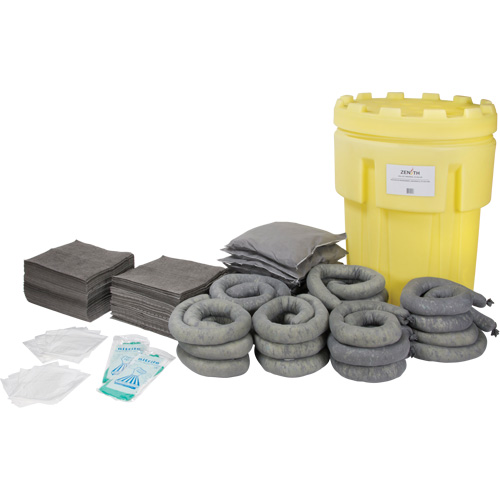 Spill Kit, Universal, Salvage Drum, 95 US gal. Absorbancy Equipment World