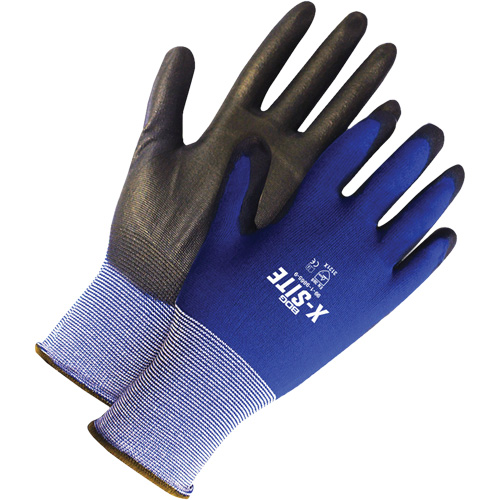 Coated Synthetic Gloves, 7, Polyurethane Coating, 13 Gauge, Nylon Shell Equipment World
