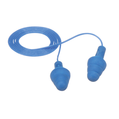 E-A-R UltraFit Metal-Detectable Earplugs, Corded, Regular, Bulk - Polybag, 25 NRR dB Equipment World