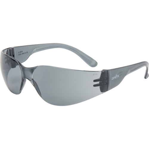 Z600 Series Safety Glasses, Grey/Smoke Lens, Anti-Scratch, ANSI Z87+/Meets/Exceeds CSA Z94.3 Equipment World