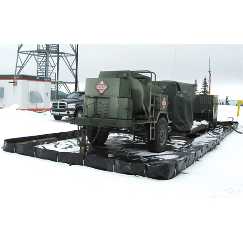 Barres L-Rod Insta-Berm, Capacit&eacute; 1122 gal. US, 10' la x 15' lo x 12" h, Support en L Equipment World