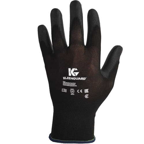 KleenGuard G40 Coated Gloves, 8/Medium, Polyurethane Coating, Nylon Shell Equipment World