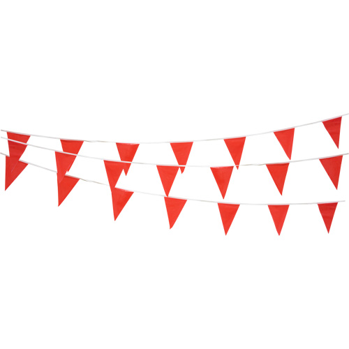 Pennant String, 60' L, Red Equipment World