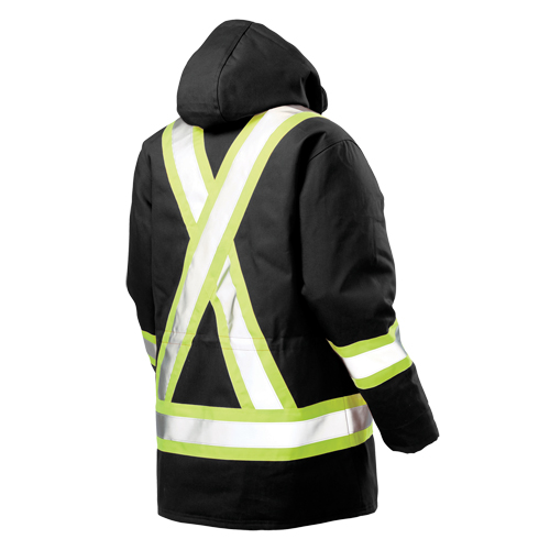 Safety Parka, Black, Large Equipment World