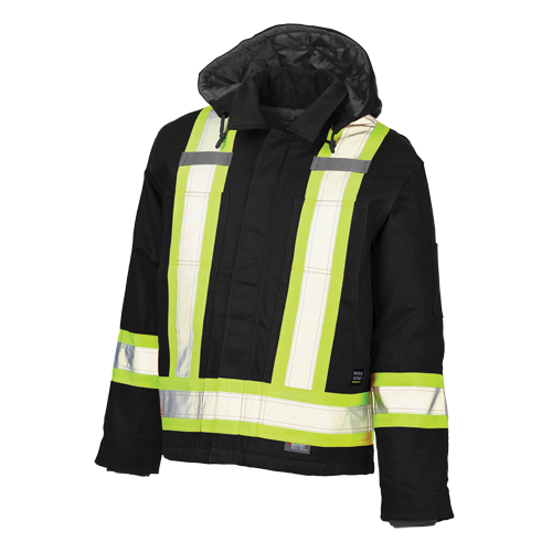 Safety Jacket, Black, Large Equipment World