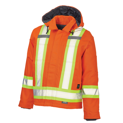 Safety Jacket, High Visibility Orange, Large Equipment World