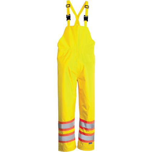 Open Road&reg; Bib Pants, Polyester, Small, High Visibility Lime-Yellow Equipment World