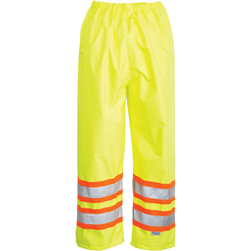 Pantalons avec taille &eacute;lastique Open Road, Polyester, Petit, Jaune lime haute visibilit&eacute; Equipment World