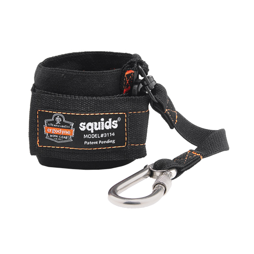 Squids&reg; 3114 Pull-On Wrist Lanyard with Carabiner Equipment World