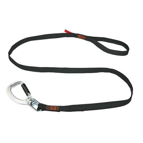 Squids&reg; 3129 Double-Locking Tool Lanyard with Swivel, Fixed Length, Carabiner/Loop Equipment World