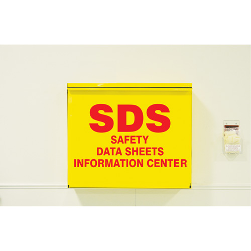 Safety Data Sheet Storage Cabinet, English, Binders Included Equipment World