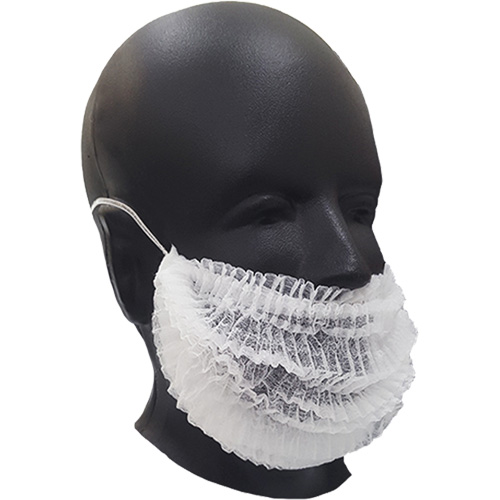 Beard Covers, Polypropylene, White Equipment World