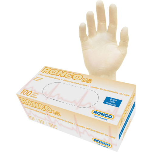 Disposable Gloves, Small, Latex, 4-mil, Powder-Free, Natural, Class 2 Equipment World