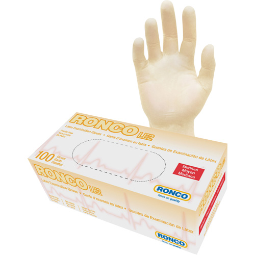 Disposable Gloves, Medium, Latex, 4-mil, Powder-Free, Natural, Class 2 Equipment World
