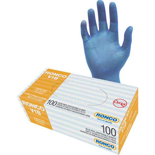Disposable Gloves, X-Large, Vinyl, 3-mil, Powder-Free, Clear Equipment World