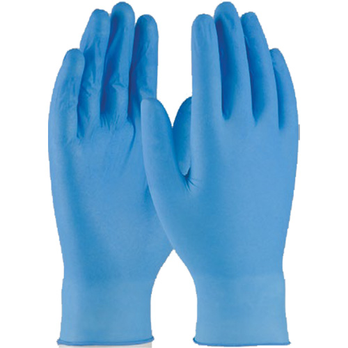 Disposable Gloves, Medium, Nitrile, 4-mil, Powder-Free, Blue Equipment World