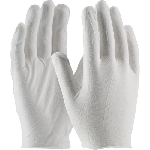 Inspection Gloves, Cotton, Unhemmed Cuff, One Size Equipment World