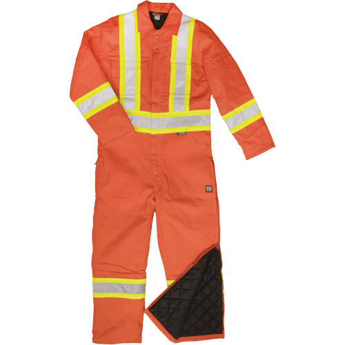 Reflective Duck Coveralls, Small, Orange Equipment World