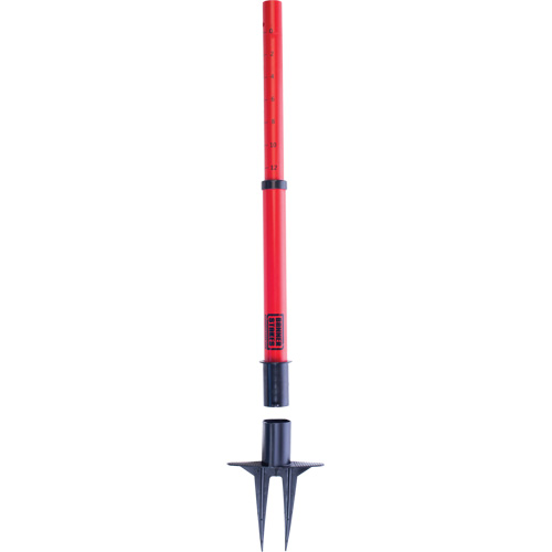 PLUS Barrier Posts, 42" High, Red Equipment World