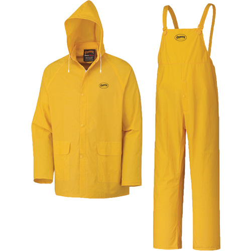 577 3-Piece Rain Suit, Polyester/PVC, 5X-Large, Yellow Equipment World