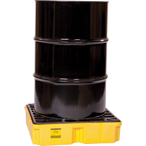 Modular Spill Platform, 15 US gal. Spill Capacity, 26" x 26.25" x 6.5" Equipment World