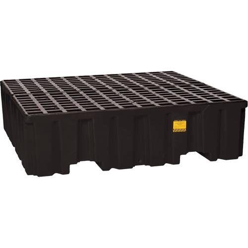 Spill Containment Pallet, 132 US gal. Spill Capacity, 51" x 52.5" x 13.75" Equipment World