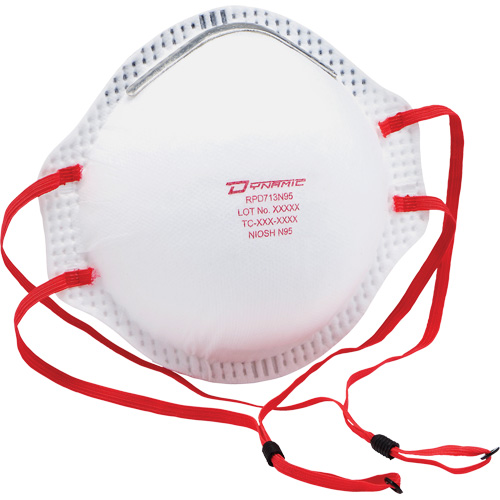 Dynamic Particulate Respirator, N95, NIOSH Certified, One Size Equipment World