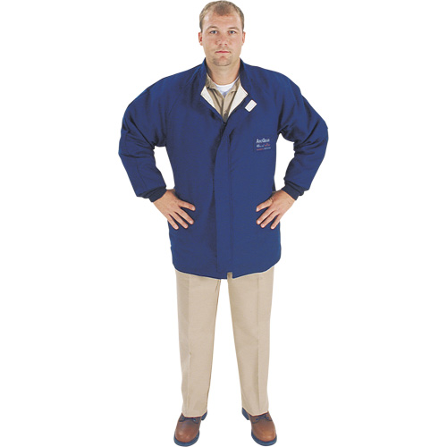 Arc Flash Jacket, Medium, Blue, 40 cal/cm² Equipment World