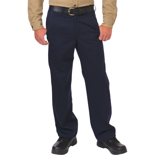 Arc Flash Work Pant, 28, x 32, Navy Blue, 12.4 cal/cm2 Equipment World