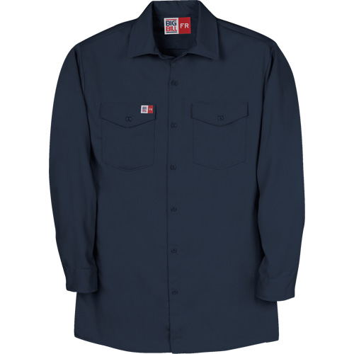 Arc Flash Work Shirt, Medium (Tall), Navy Blue Equipment World