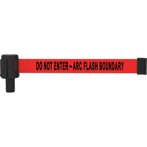Cassettes de banni&egrave;re PLUS, Do Not Enter - Arc Flash Boundary, 15', Ruban Rouge Equipment World