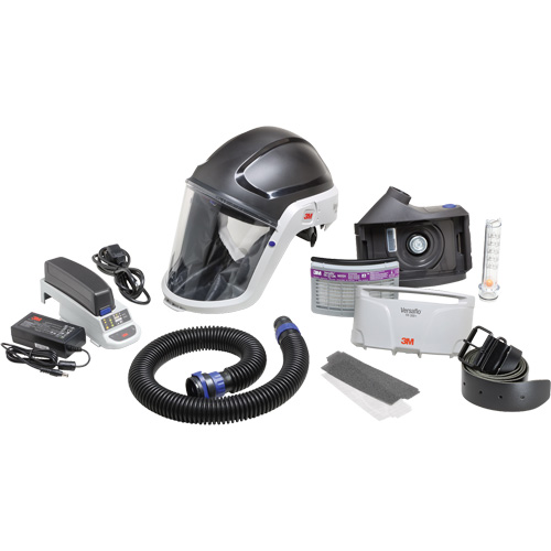 Versaflo Heavy Industry PAPR Kit, Headcover & Faceshield, Lithium-Ion Battery Equipment World