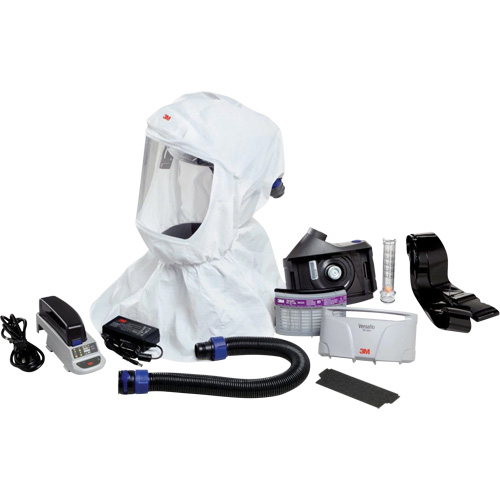 Versaflo Easy Clean PAPR Kit, Loose Fitting Hood & Faceshield, Lithium-Ion Battery Equipment World