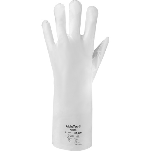 ALPHATEC&reg; 02-100 Chemical-Resistant Gloves, Size 6, 15" L, HPPE, 2.4-mil Equipment World