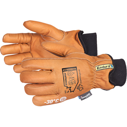 Endura&reg; Deluxe Winter Driver's Glove, X-Small, Grain Goatskin Palm, Thinsulate Inner Lining Equipment World