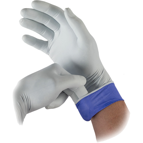 Lifestar EC&reg; LSE-104 Dual-Coloured Examination Gloves, Small, Nitrile, 5.5-mil, Powder-Free, White, Class 2 Equipment World