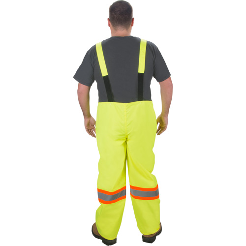 RZ1000 Rain Bib Pants, Polyester, Medium, High Visibility Lime-Yellow Equipment World